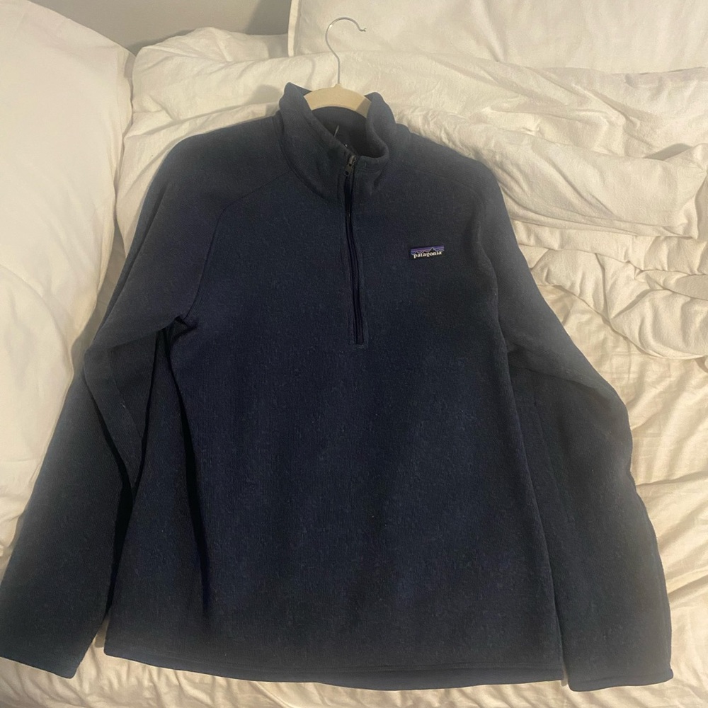 Navy Patagonia Quarter Zip